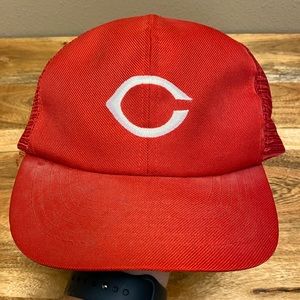 Vintage Cincinnati Reds MLB Mesh Snapback Medium Large Adjustable Hat Cap